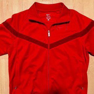 Red Nike Track Jacket